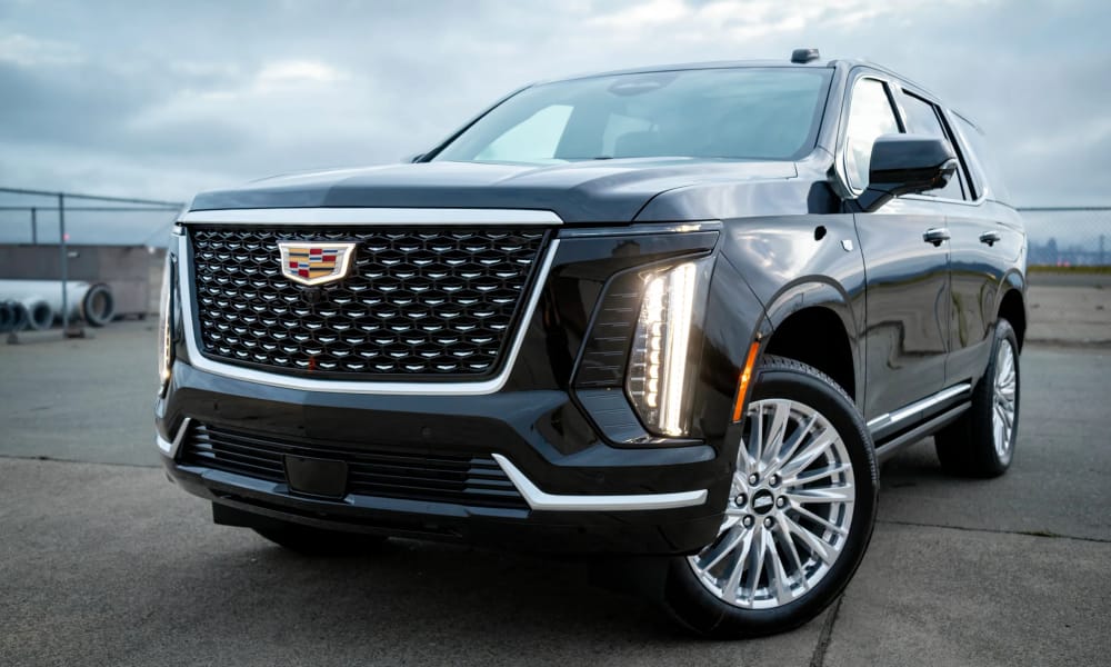 Cadillac Escalade, black, for rent in the San Francisco Bay Area