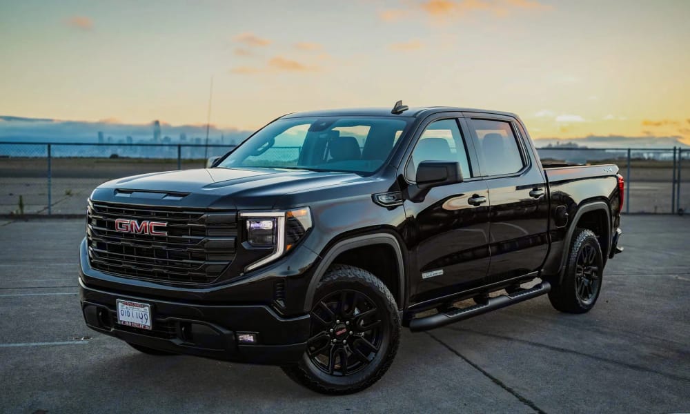 GMC Sierra 1500, black, for rent in the San Francisco Bay Area