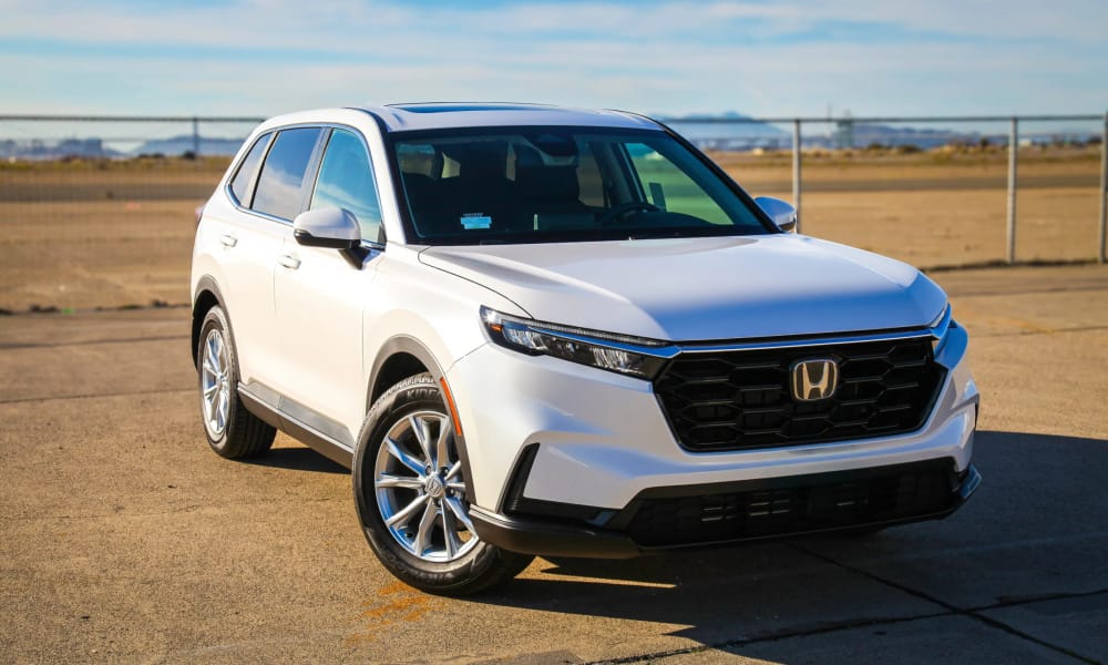 Honda CR-V EX, white, for rent in the San Francisco Bay Area