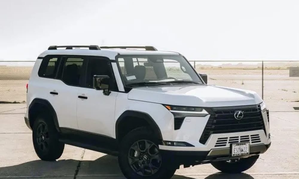 Lexus GX 550 Overtrail, white, for rent in the San Francisco Bay Area