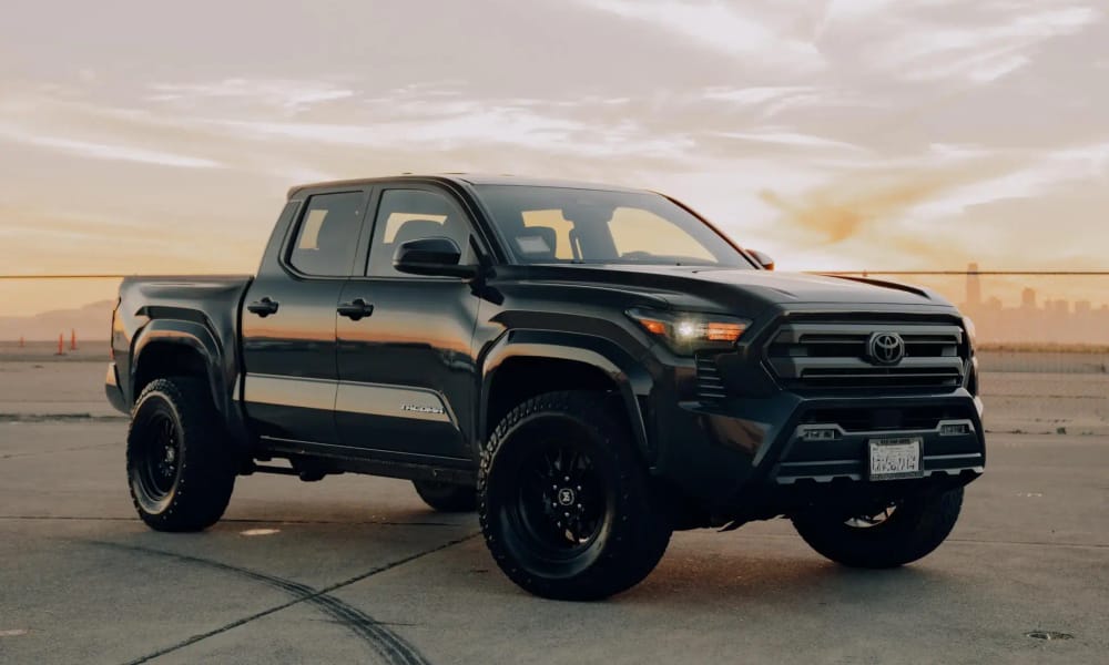 Toyota Tacoma SR5, black, for rent in the San Francisco Bay Area