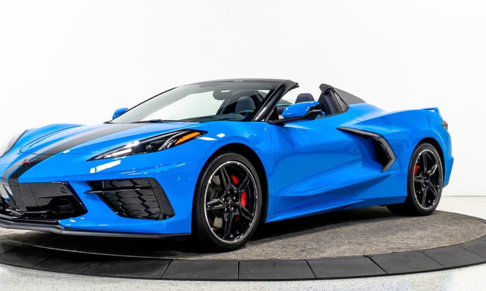 Corvette Stingray, blue