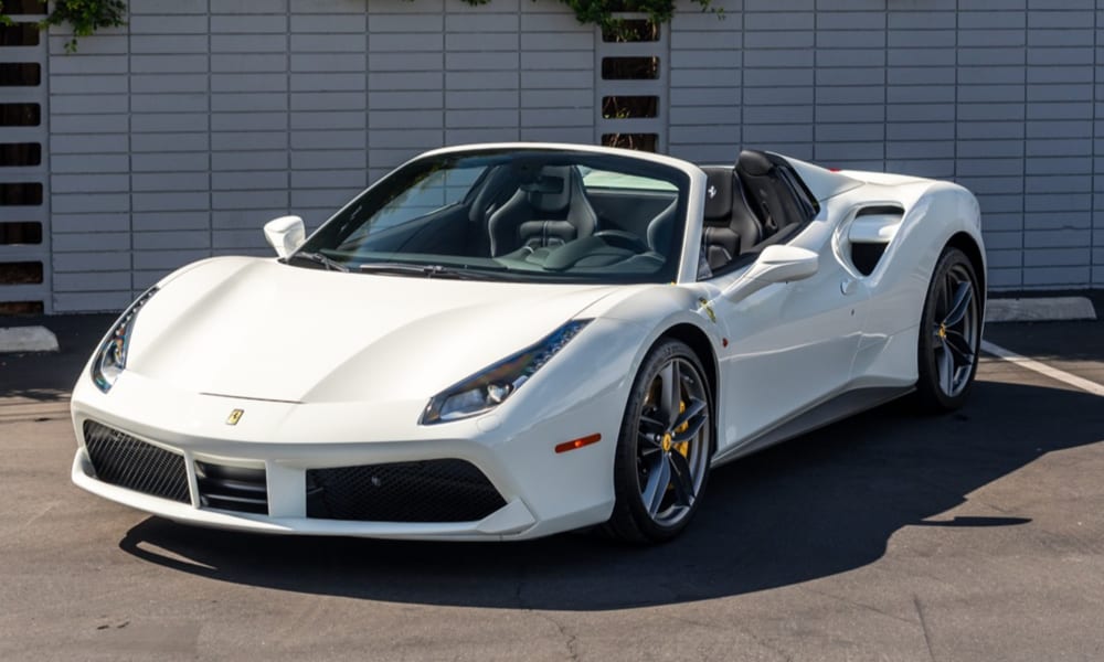 Ferrari 488 Spider, available to rent in Houston