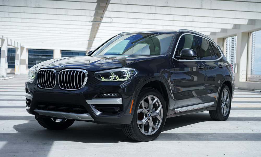 BMW X3, gray, for rent in Miami