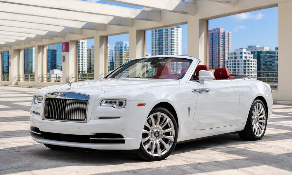 Rolls-Royce Dawn, white, for rent in Miami