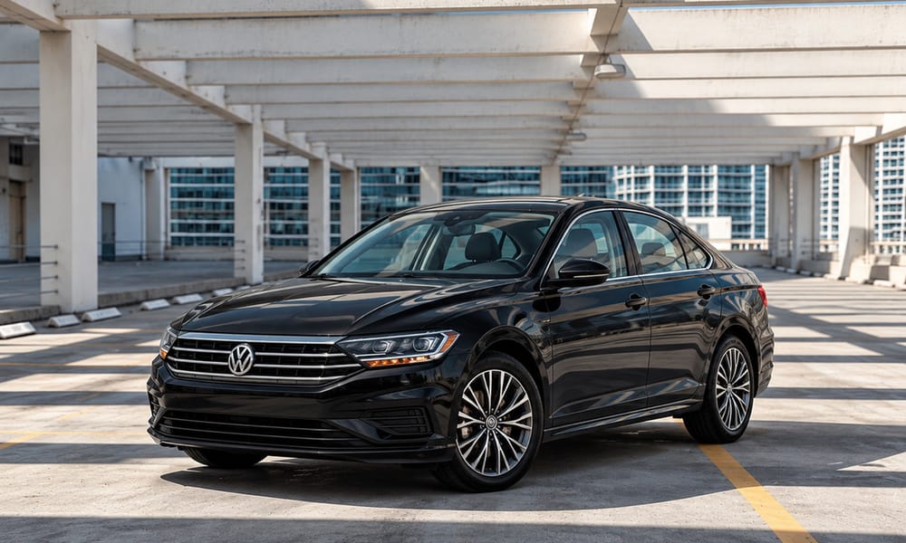 Volkswagen Jetta, black, for rent in Miami
